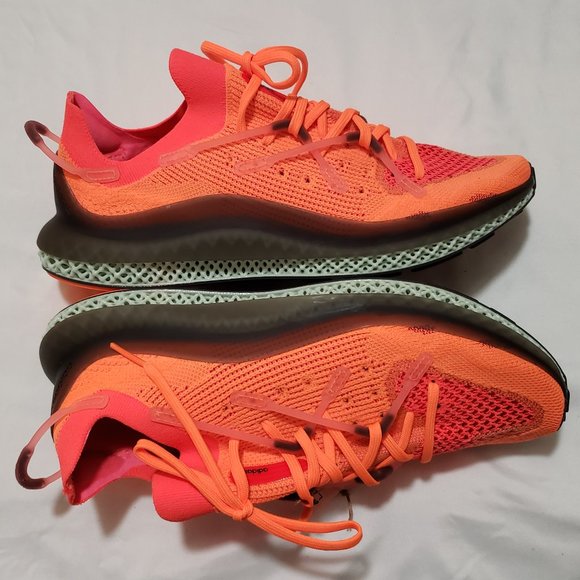 Adidas 4D Fusio Prime knit Orange Red Shoes FY5929 Mens Sz 10 main image 10